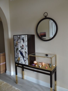 Roche Bobois cabinet in the entryway