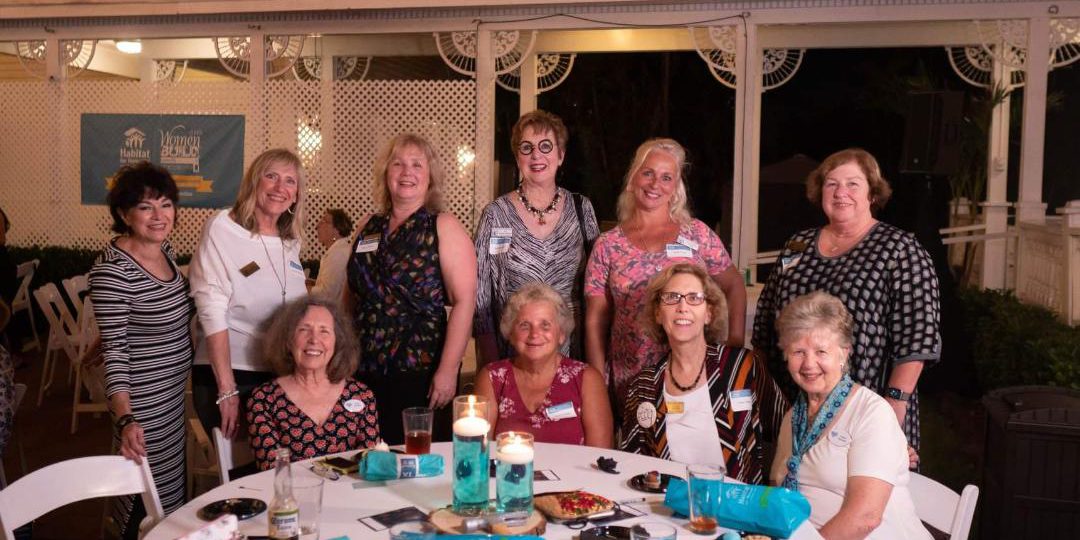 Zonta members (from L, standing) Joanne Marriott, Janine Boardman, Nancy Dreher; Pat Reisinger and Valerie Lee of the Zonta Club of Cape Coral; and Pam Eccles; (seated, from L): Linda Robison, Diane Chesley, Susan Tucker and Sue Denham.