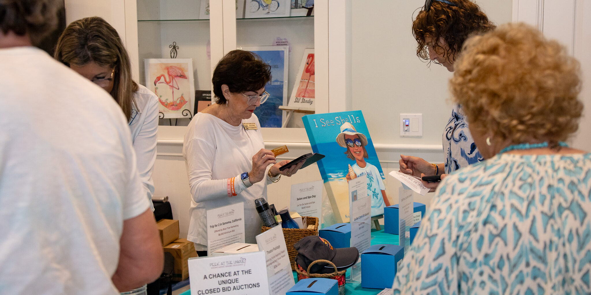 Raffle Items at Peek at the Unique