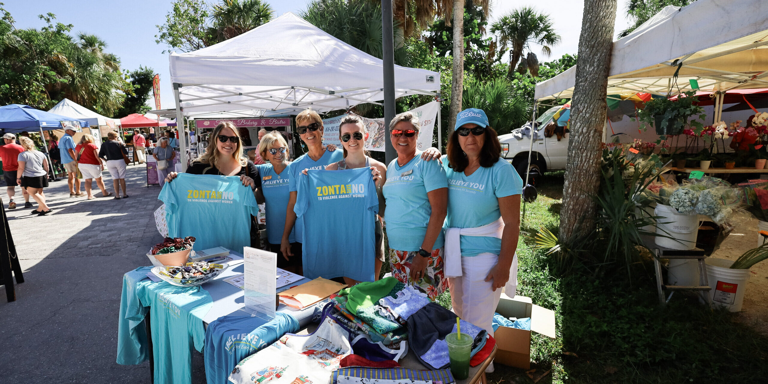 Zontians at Farmers Market
