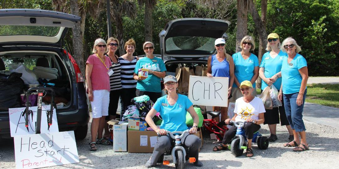 Zontians at the Congregational Church on Collection Day 2019